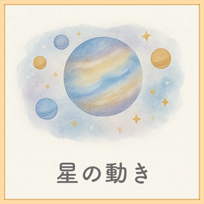 星の動き